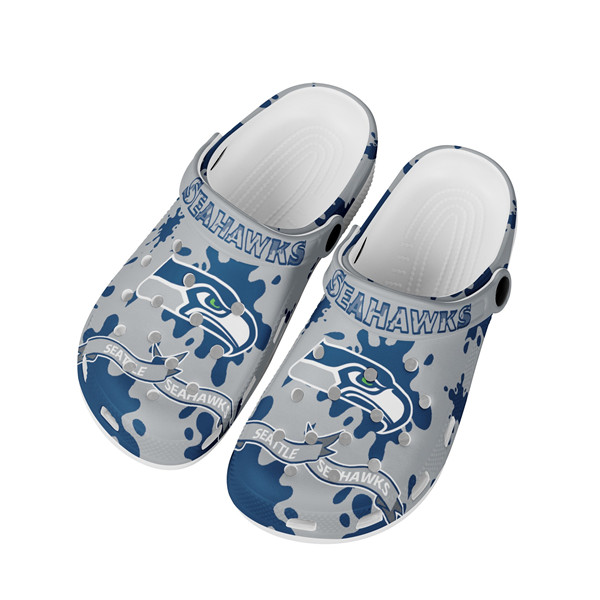 Women's Seattle Seahawks Bayaband Clog Shoes 002
